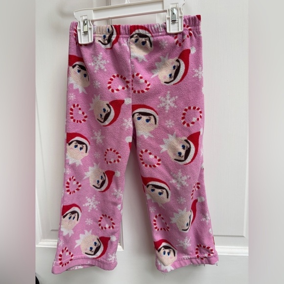 Elf on the Shelf Other - Elf on the Shelf 3T Pink Girls Fleece Pajama Pants